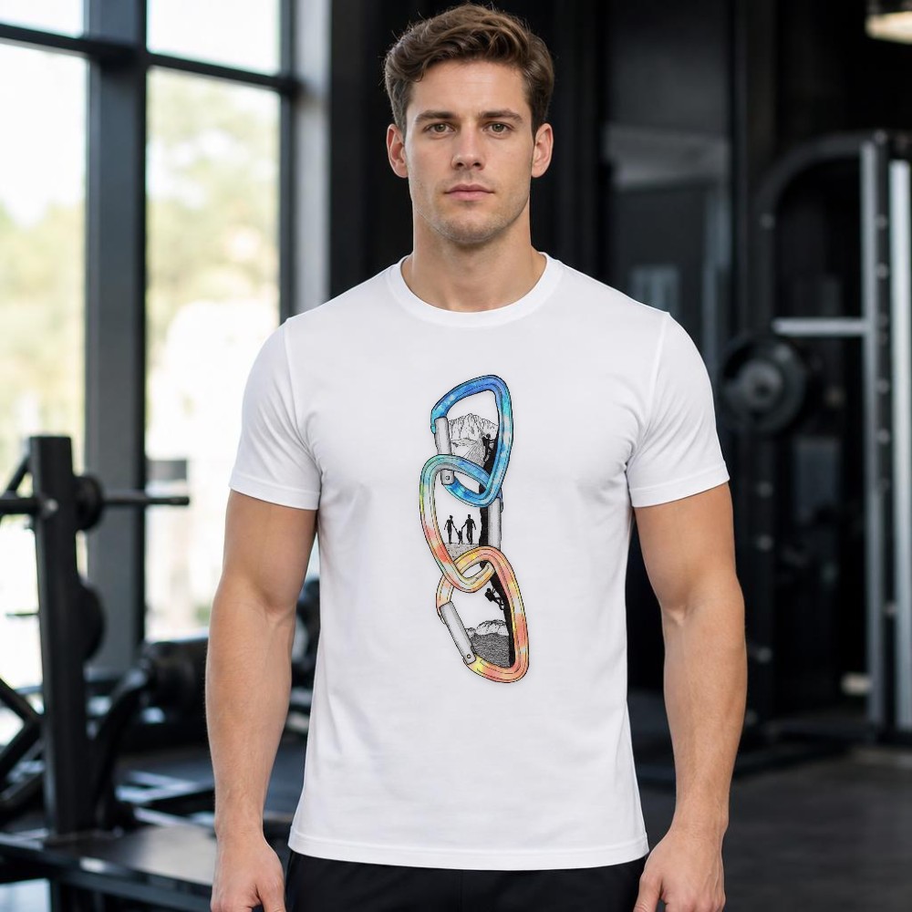 Outdoor Adventure Vacations - T-shirt pour hommes avec motif de