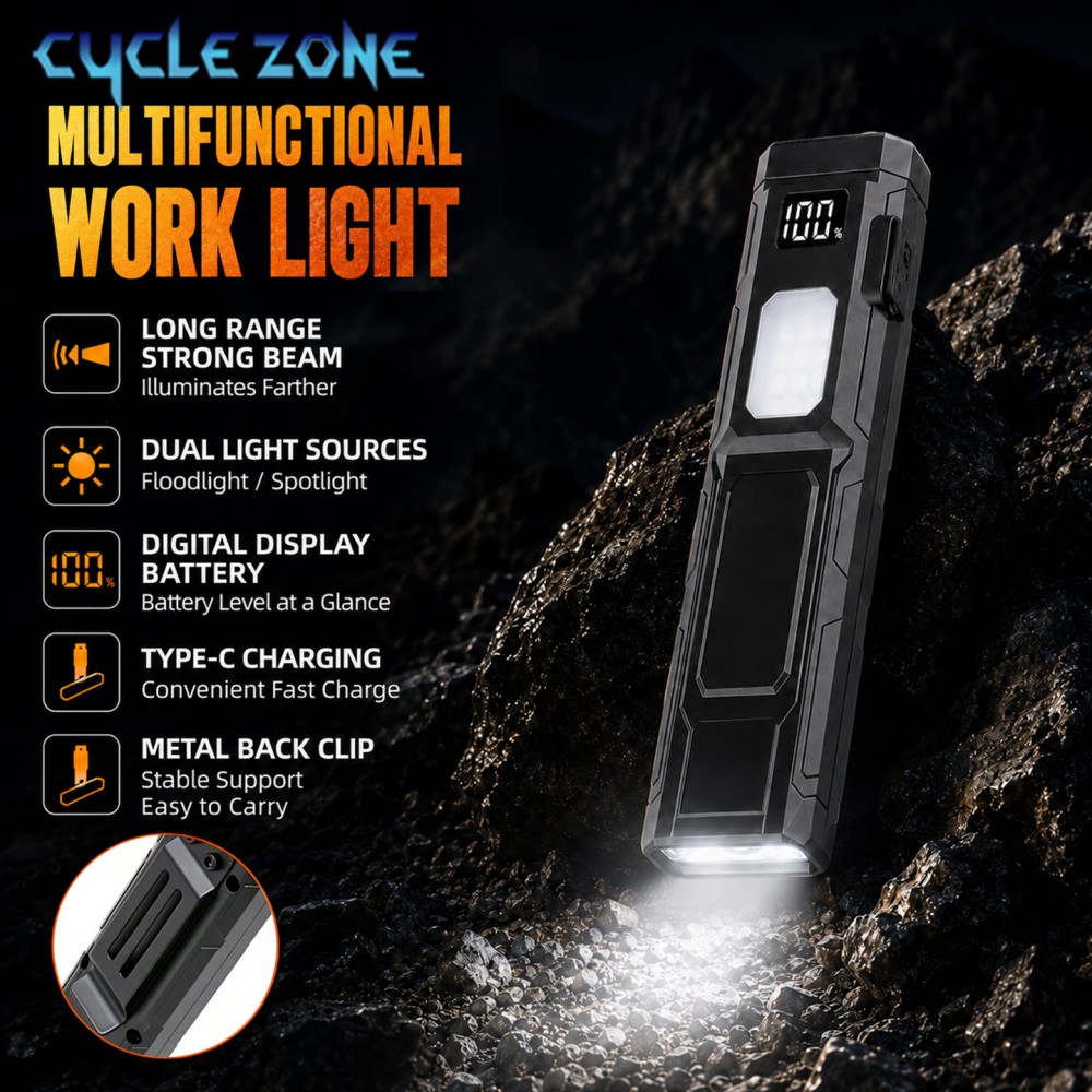 Outdoor Adventure Inc - Lampe de poche LED portable, rechargeable