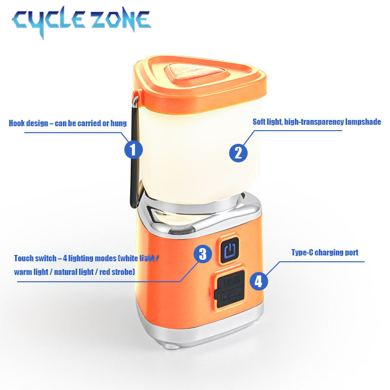 Lampe de Camping Portable TYPE - Outdoor Adventure Inc avis et prix