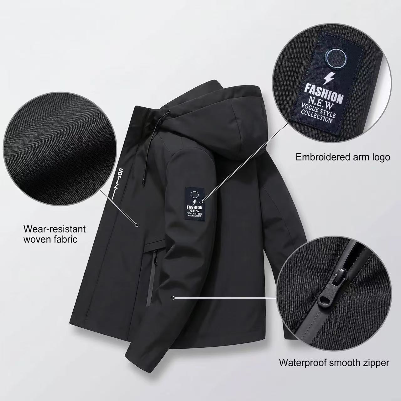 Veste à capuche coupe-vent de  - Outdoor Adventure Brands avis et prix